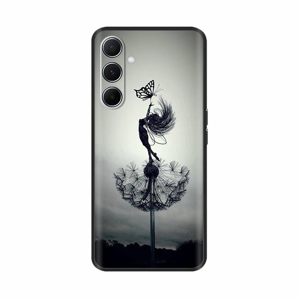 For Samsung Galaxy A56 Case Soft Silicone Funda For Samsung Galaxy A55 5G Case Sweet Painted Fashion Cartoon Lovely Phone Cover