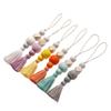 Fashion Natural Wood Beads Closet Hanging  Car Hanging Drop Wall Decorations Hanging Ornaments