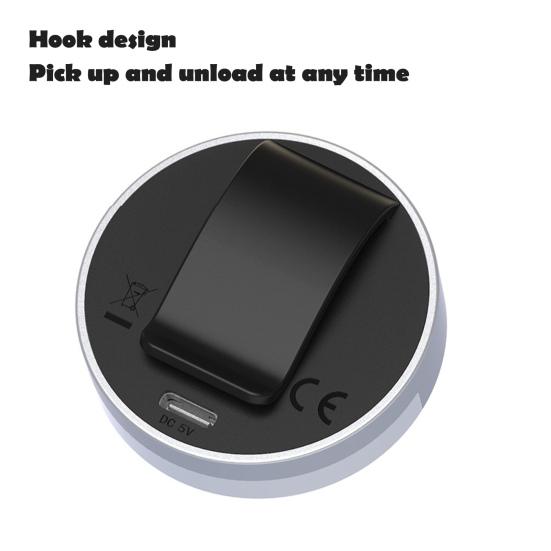 1/2/3Pcs Purse Lights Rechargeable Tote Bag Lighting Lamps Super Bright Flicker Free Women Handbag Lights Clip-on Flashlight