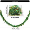 92MF 4Pcs Irish Festival Tinsel Twist 6.5ft Each Artifical Vine for Christmas Tree Decoration Holiday Wedding Birthday Party