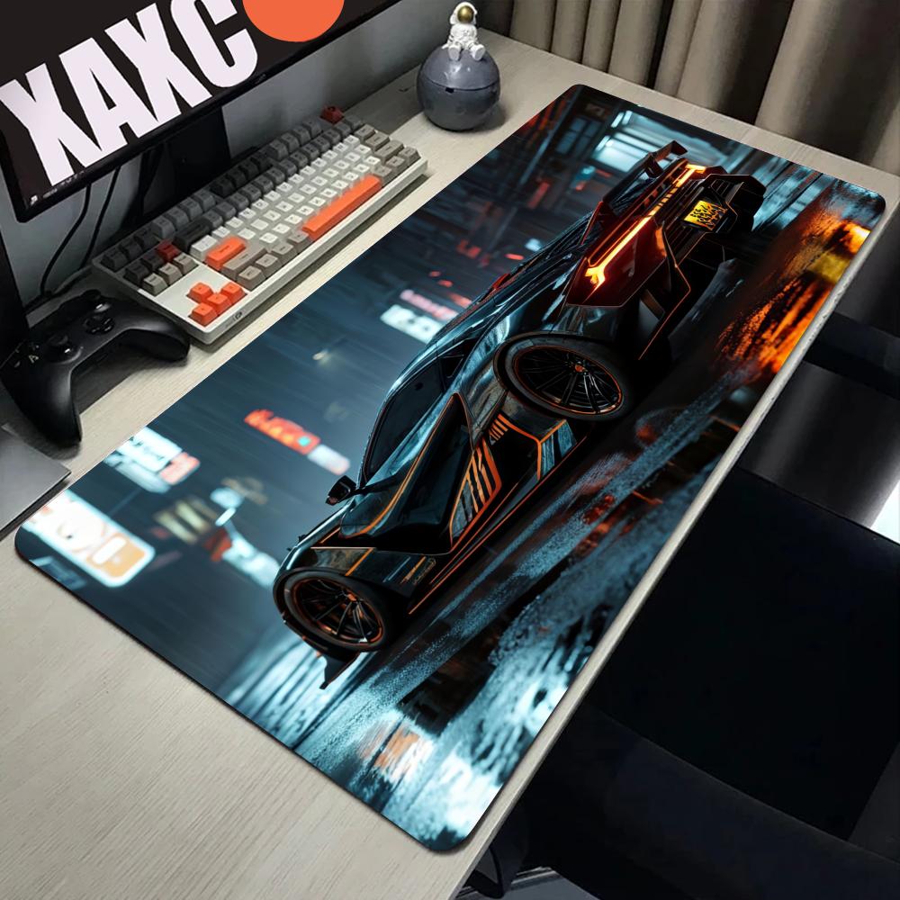Mauspad XXL Home Computer Neue Mauspads Schreibtischunterlagen Tastaturmatte Cooles Auto Laptop Antirutsch Gamer Büro Weiches Mauspads