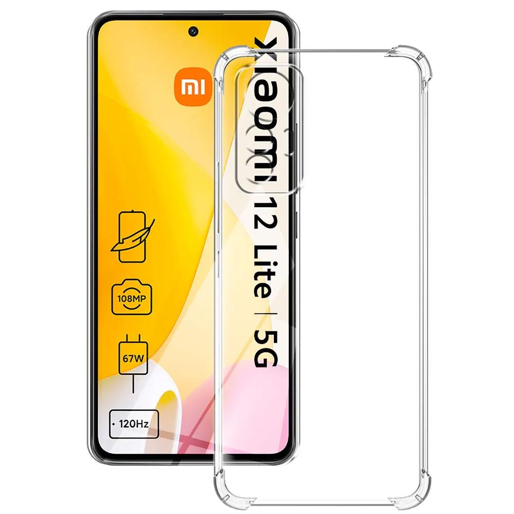 Для Xiaomi 12 Lite Чехол Силиконовый Мягкий Ударопрочный Прозрачный Чехол Для Xiaomi 12 Lite Прозрачные Чехлы Для Xiaomi 12 Lite Funda Coque Xiaomi 12 Lite