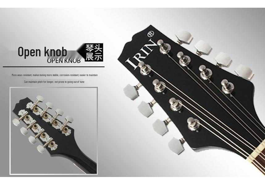 IRIN Tibetan Eight-String Ethnic Mandolin Instrument