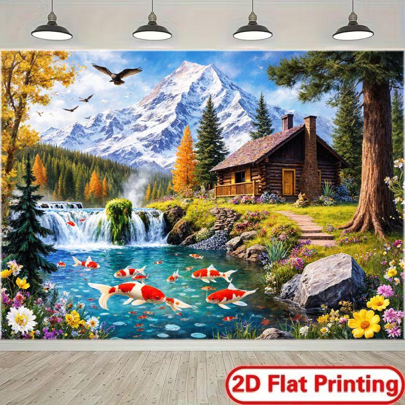 2D plane 1 piece of beautiful natural landscape suitable for weddings parties and photography studios 100x150cm