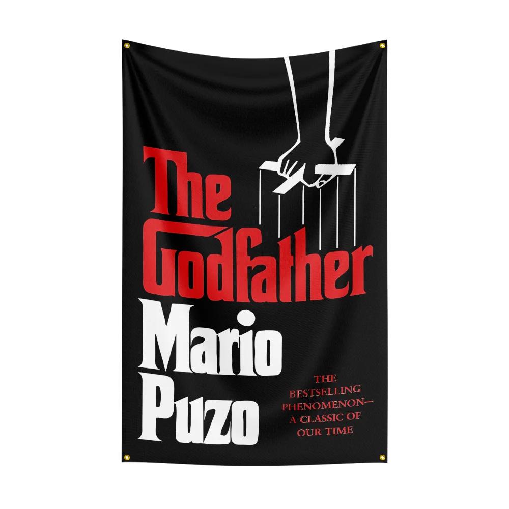 3x5 Ft Tthe godfathers Plays Flag Classic Movie Flag Wall Hanging Banner Decor Movie Poster