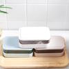 Waterproof Double Layer With Lid Sponge Plate Drain Soap Box Soap Dish Soap Case Soap Container