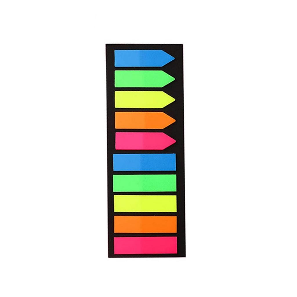 Colorful Home Office Paper Sticker Pads Transparent Notepad Notepad Fluorescent Note