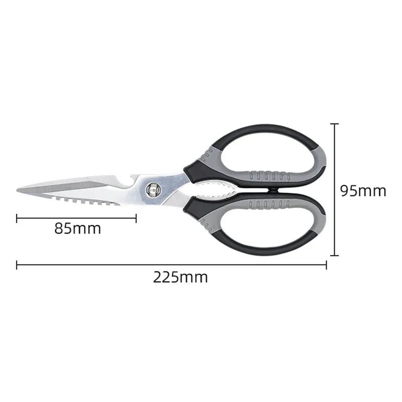 Acciaio Inossidabile Verdure Osso Barbecue Clip Domestico Multi Forbici da Cucina con Apribottiglie Schiaccianoci Squama Pesce