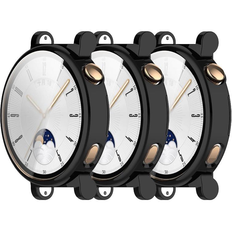 3Pack Screen Protectors Compatible with Huawei Watch GT4 (Not The GT4 46mm) Case Soft TPU All-Around Protective Cover Case Intended for Huawei Watch