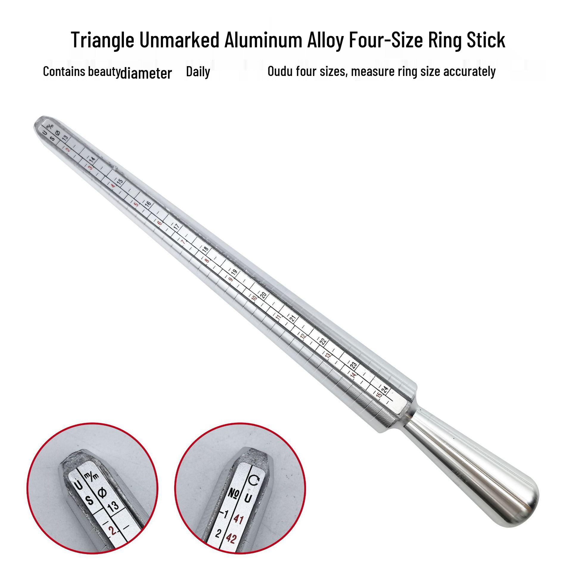 Four-Size Ring Measuring and Reshaping Stick