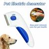 Electric Pet Flea Lice Cleaner Comb Grooming Tool For Cats Dogs Chemical-free And Effective