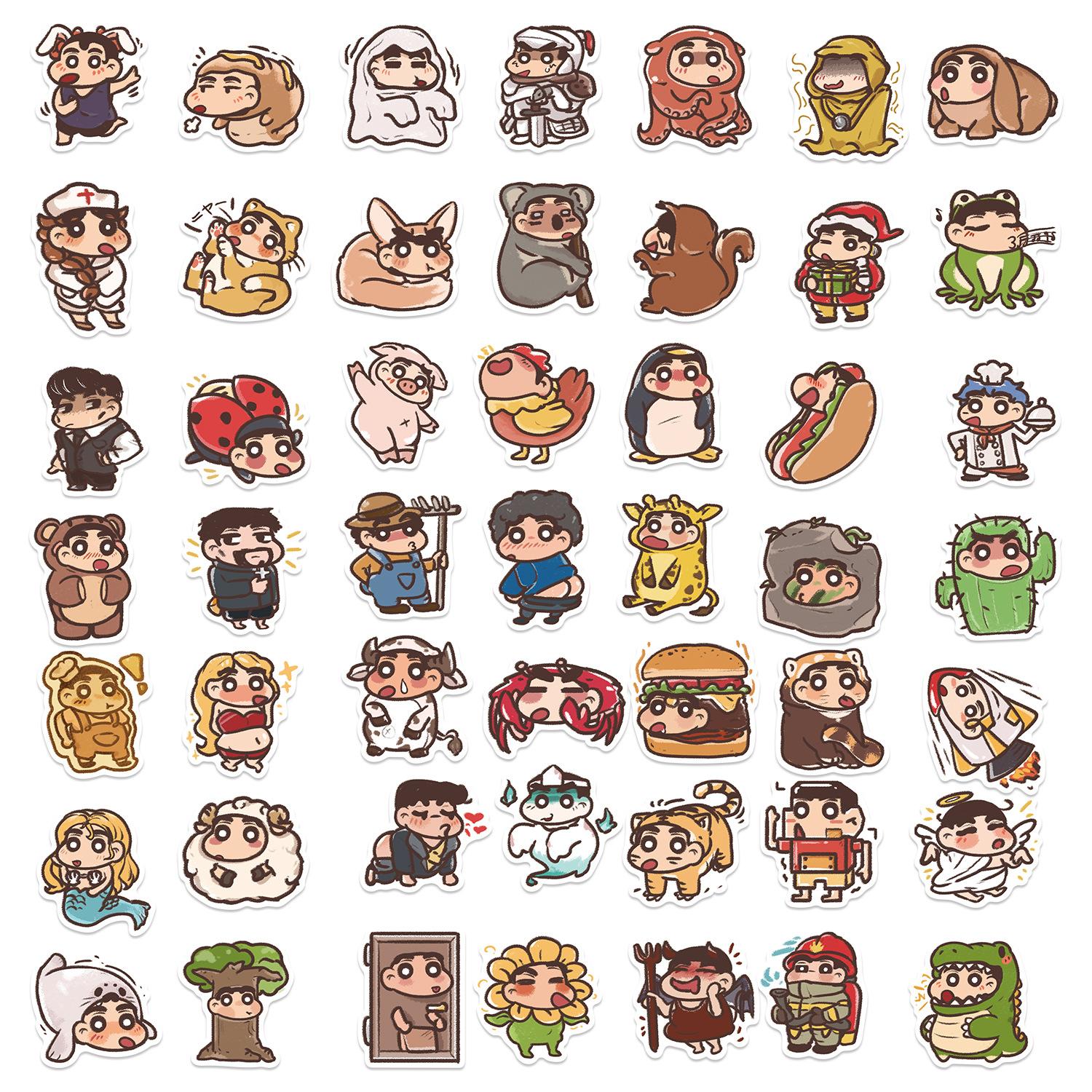 

50 Xiaoxin s Fashionable Drag Graffiti Stickers Guitar Notebook Suitcase DIY Waterproof Stickers