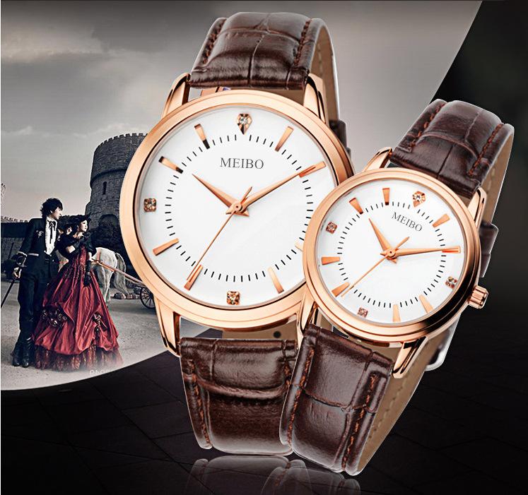 Watches, Couple Flash Diamond Belt Watches, Fashionable Atmospheric Watch Stalls