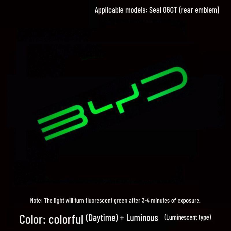 BYD Seal EV Car Logo Sticker for Color Change & Decoration (EVDMI 05, DMI 07, DMI 06, GT 06)