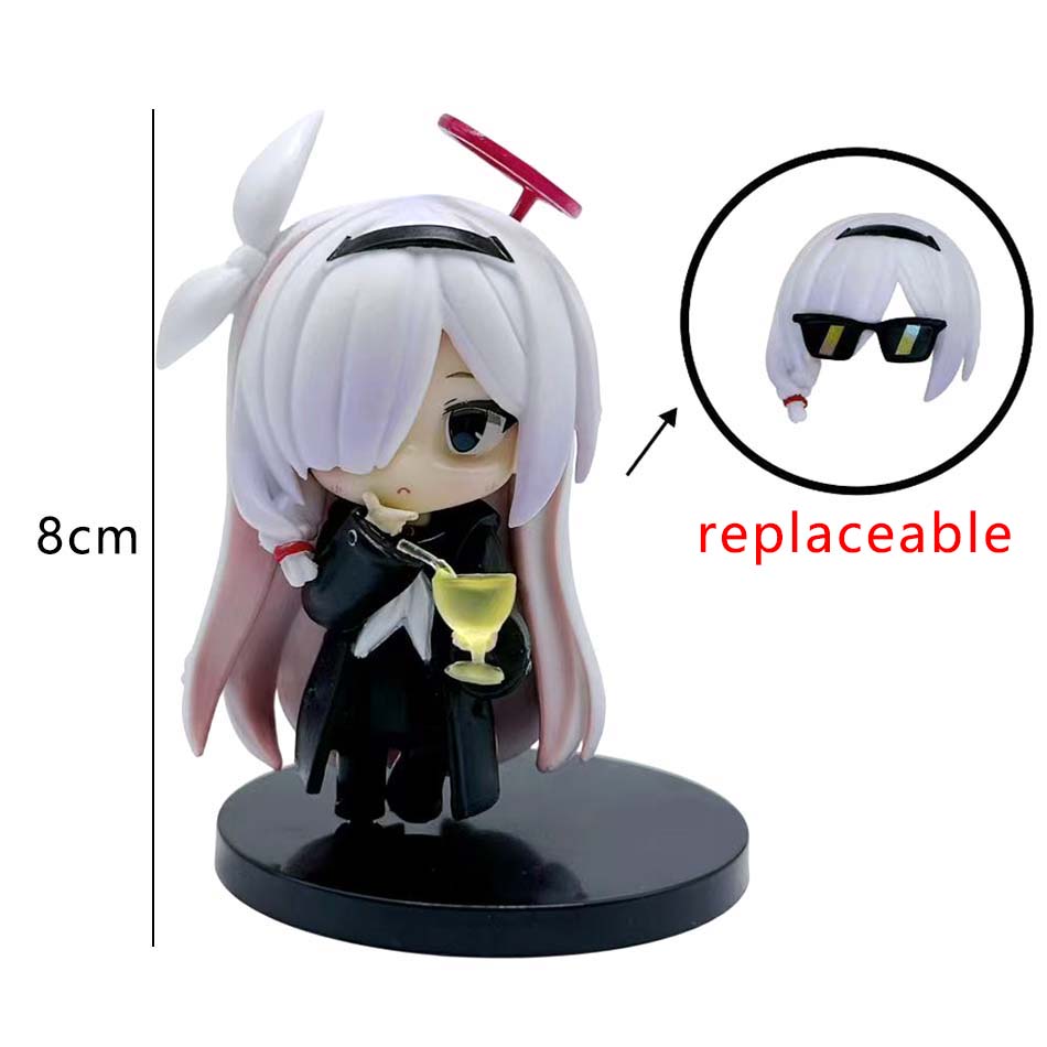 In Stock Blue Archive Plana Arona Figure PVC Anime Collect Anime Characters Ornaments Cute Cartoon Festival Christmas Gift