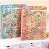 Fun DIY 3D Miniature Stickers Handicraft Decor Stacking Cabin Town Stickers Creative Arts Scrapbook Album Decoration