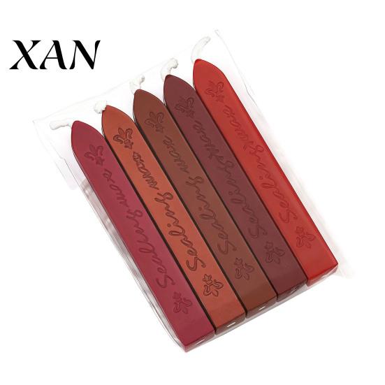 Professional Wax Seal Tools 5PCS Sealing Sticks, with Wicks, Classic Color Retro for Letters Strips, Envelope And Vintage Craft Decor Decorative