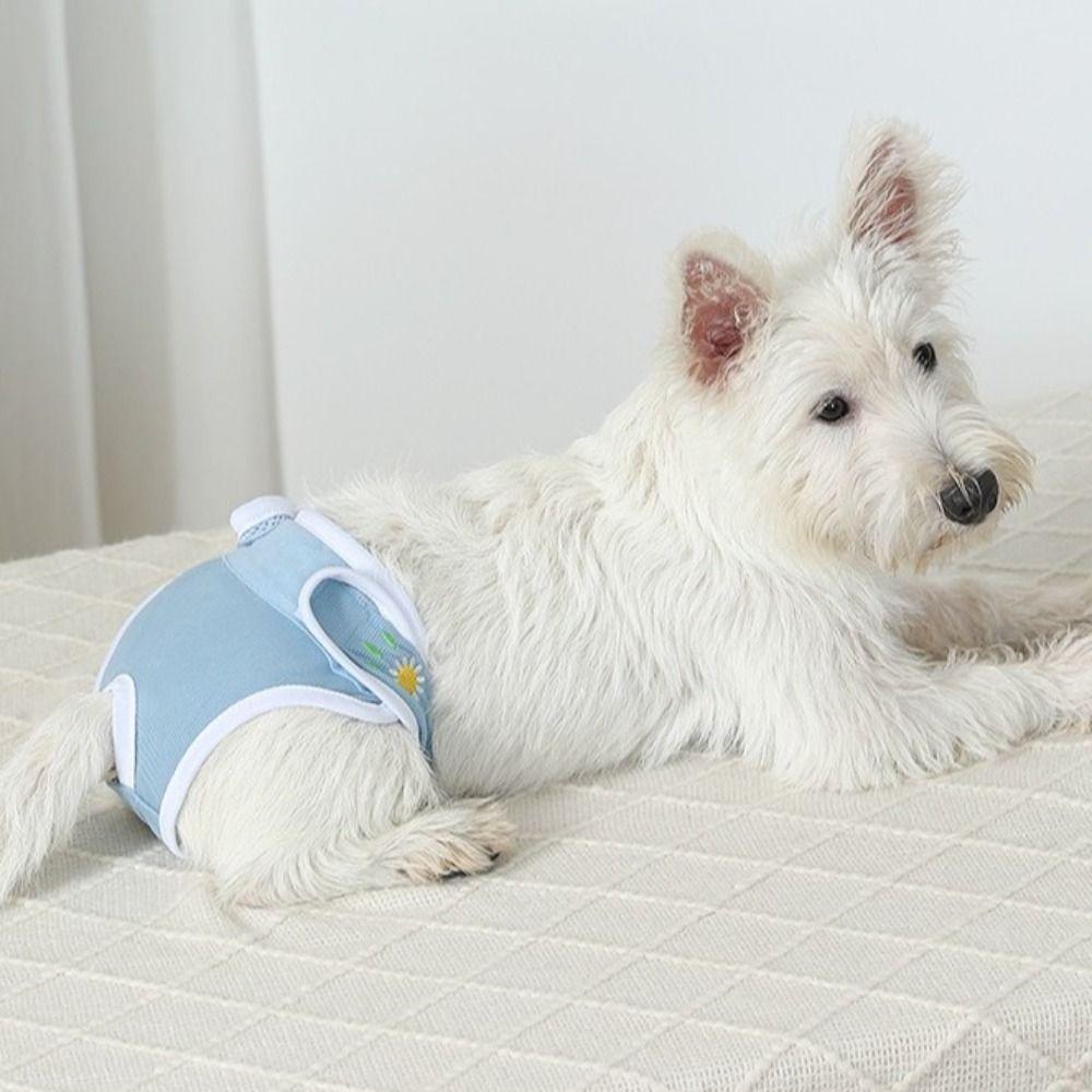 Embroidery Dog Diapers Fruit Print Pet Menstrual Panties Dog Shorts Underwear Menstrual Period