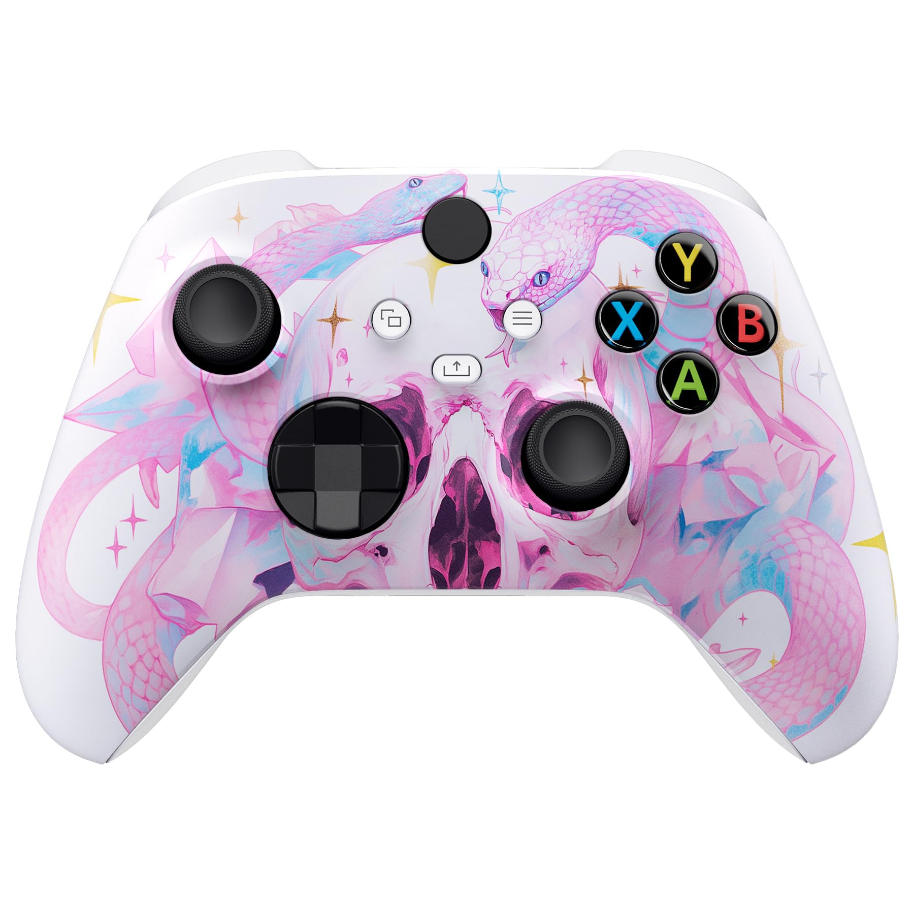 

custom faceplate shell for Xbox Series featuring a cute design and a front cover for Xbox Series and Xbox Core consoles not Snake eXtremeRate s X/S,