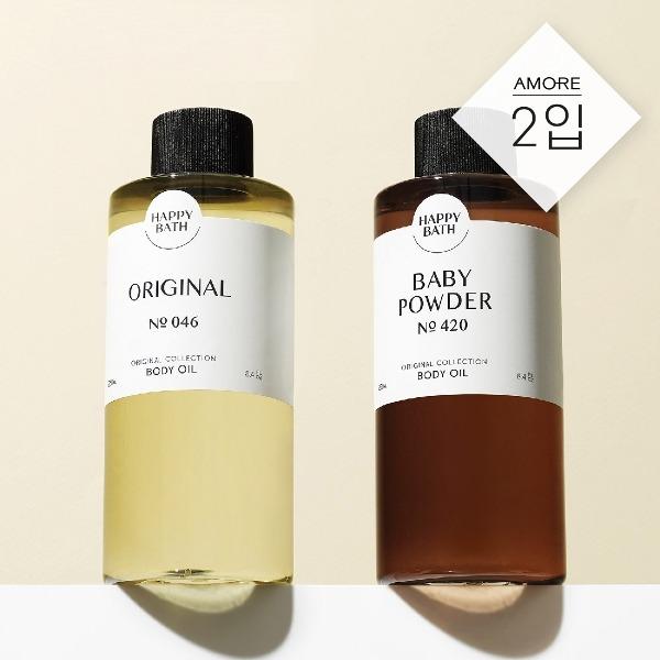 

HAPPY BATH Original Collection Body Oil 2 Pack (Optional)_12827858_588823 03 Original + Baby Powder