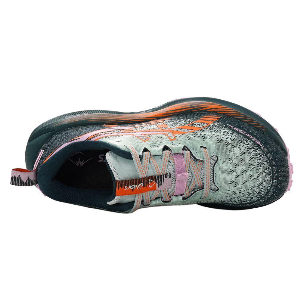 Asics Trabuco Max 4 Cold Moss Nova Orange Women Sneakers Green 1012B769-400