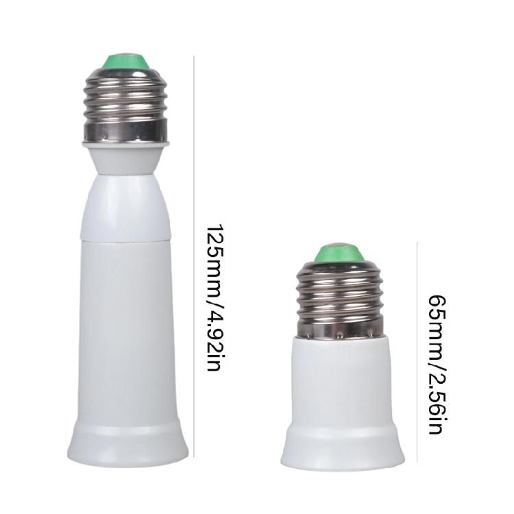 E27 Screw Extension Adapters E27 Light Socket Extender For Positioning Light In Compactly Areas 6.50Cm/12.50Cm Cable