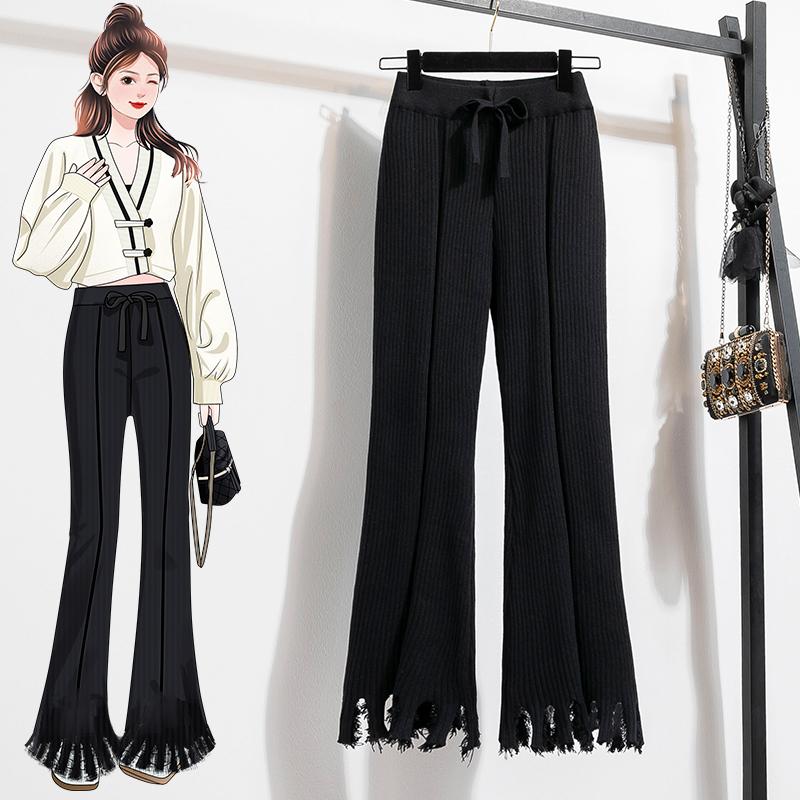 MOJTA Frauen Frühling Herbst Plus Größe Beiläufige Lose Hosen High Waist Hose