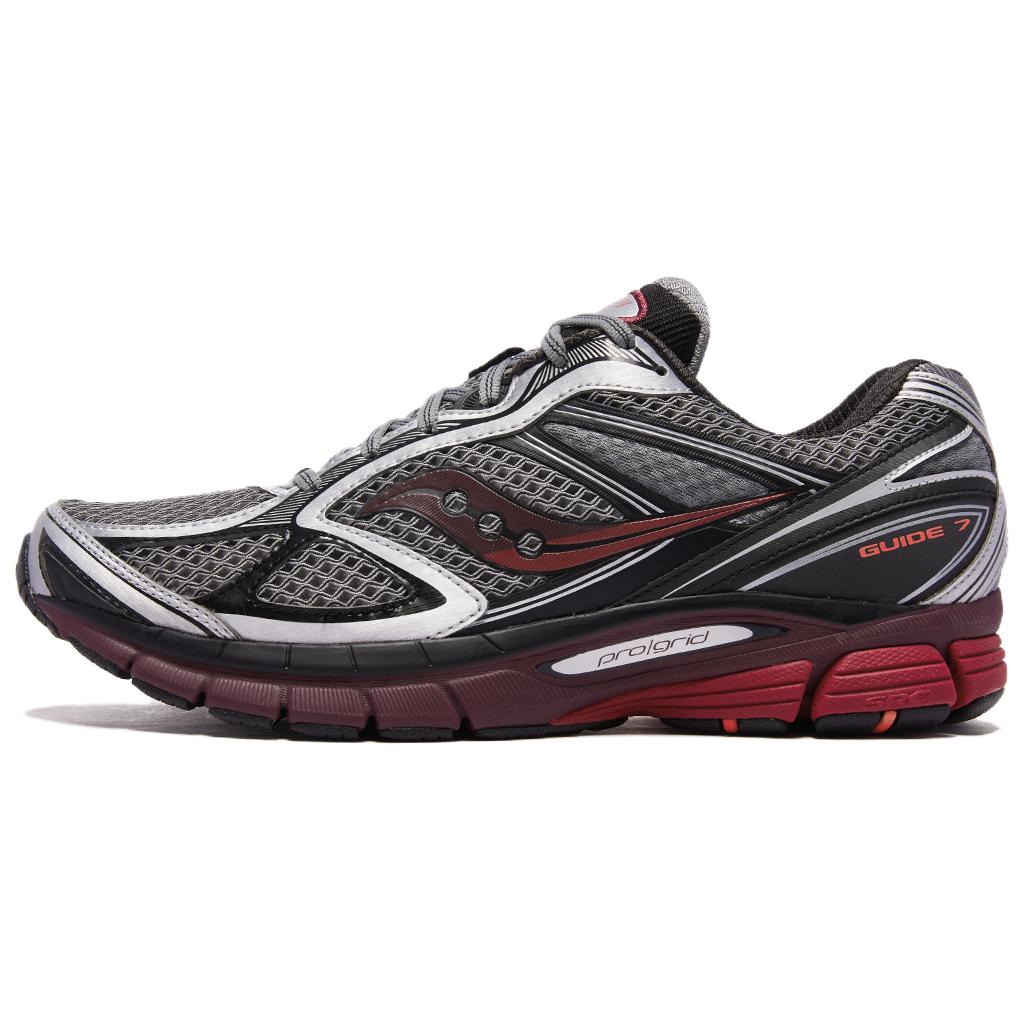 Беговые кроссовки Saucony ProGrid Guide 7 Унисекс Серый Красный S101493-1013 38