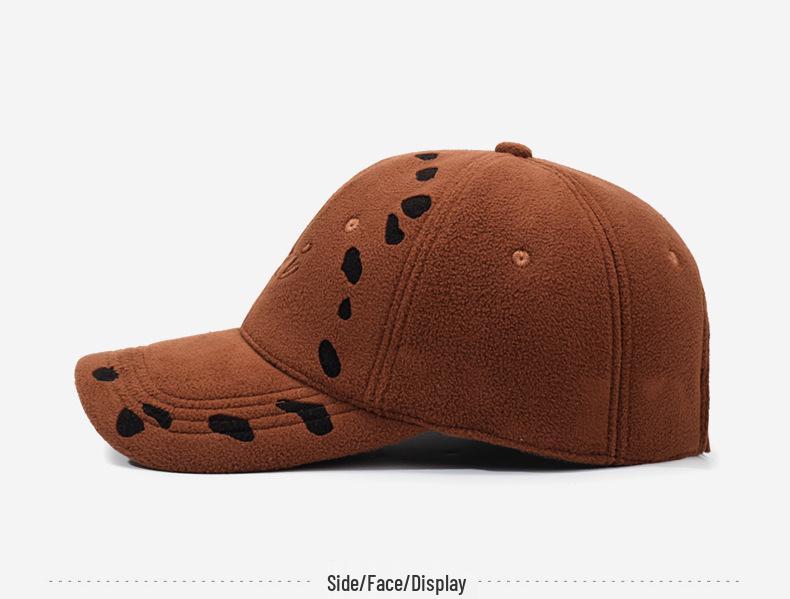 New Autumn/Winter Retro Distressed Letter Embroidery Hip Hop Duckbill Cap