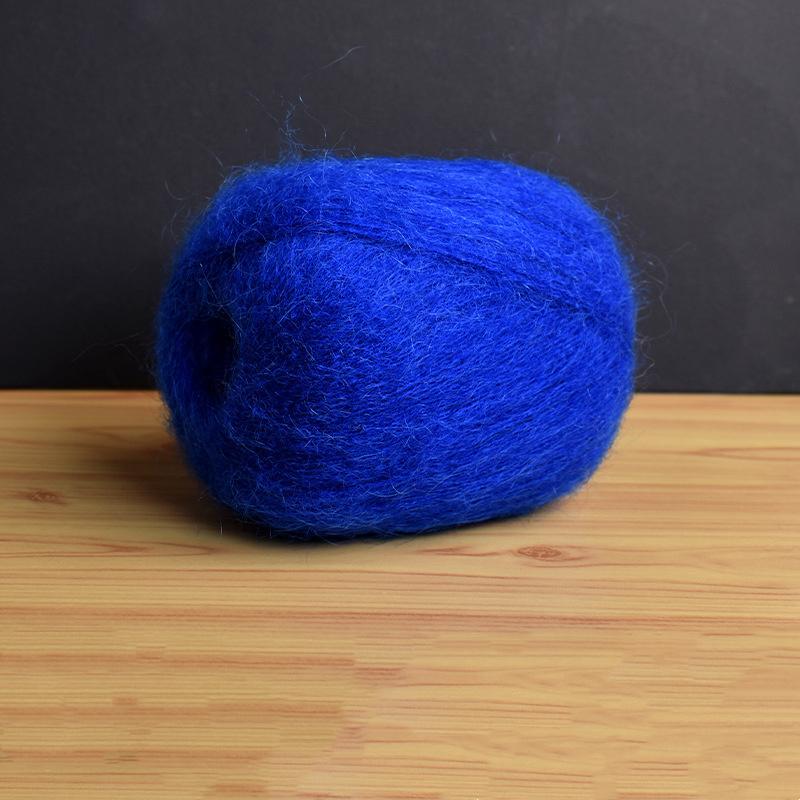 Mohair Fine Wool Yarn Knitting Sewing Thread Soft Skin-friendly Crochet for Sweater Scarf Shawl