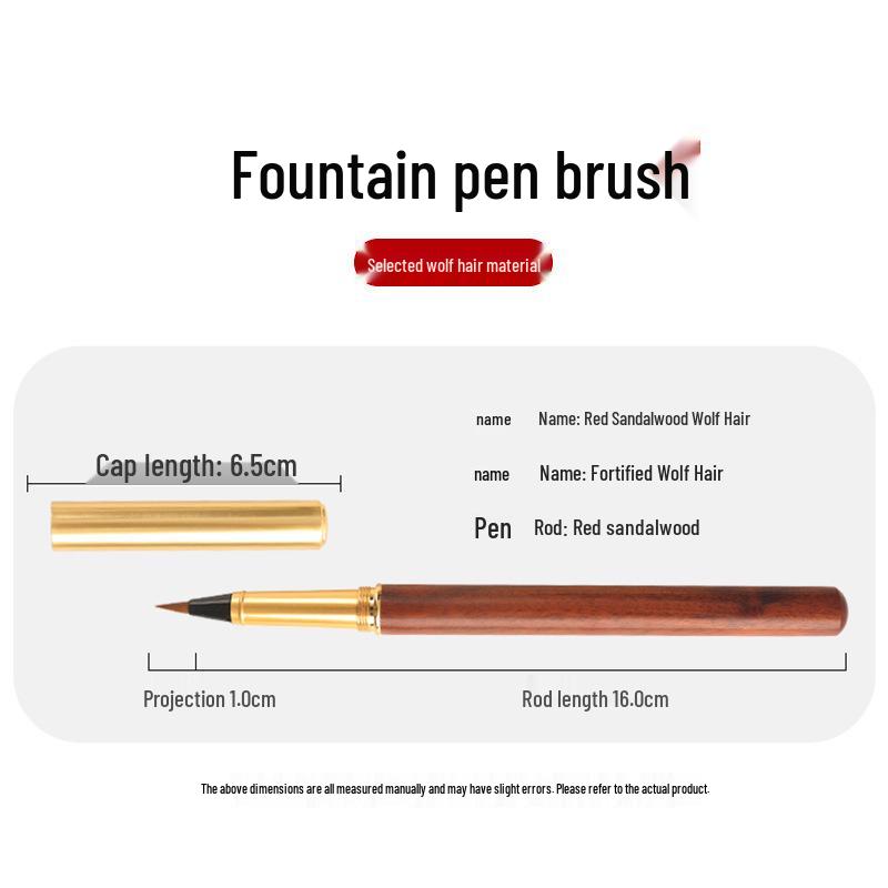 Xiulibee Soft Brush Pen - Refillable Wolf Hair Brush for Calligraphy and Art