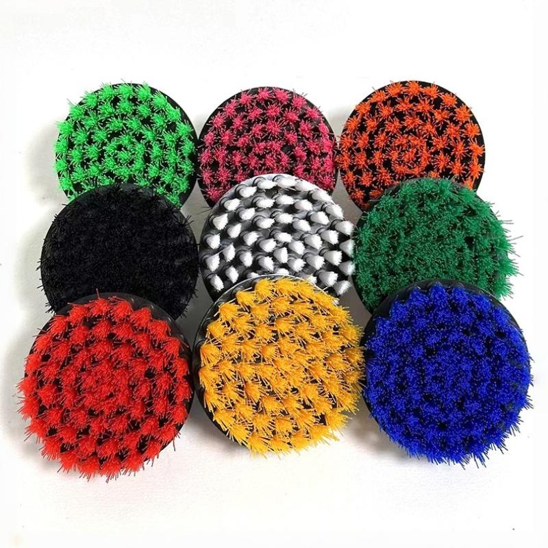 3/4Pcs Power Scrubber Brush With Drill Scrub Brush For Cleaning Showers Tubs Bathroom Tile Grout Carpet Drill Brush Attachment