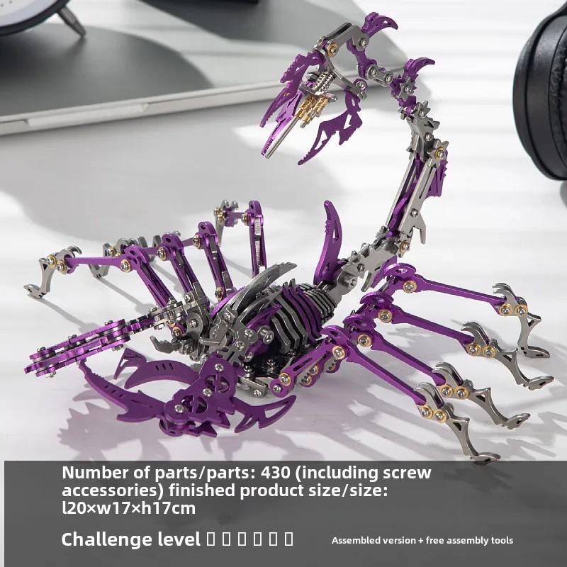 Zestaw montażowy 3D Prezenty dla dzieci Antystresowe metalowe mechaniczne owady zwierzęta Puzzle Zabawki DIY dla dorosłych P485