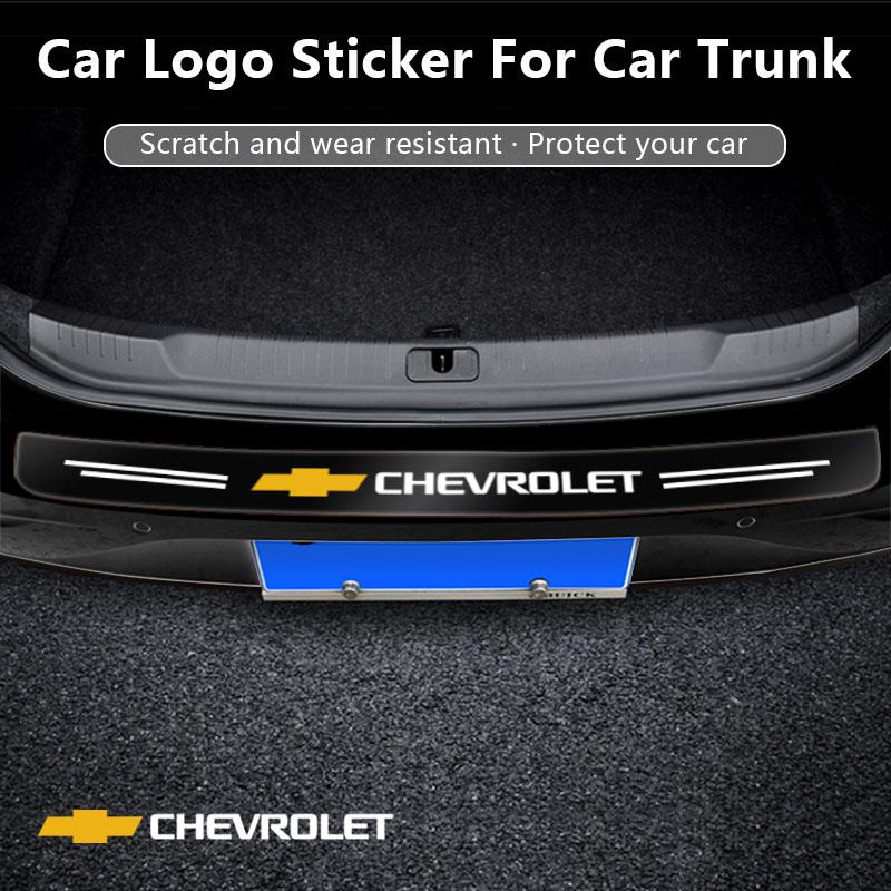 1Pcs Transparent Car Trunk Badge Protective Sticker Car Accessories For Chevrolet Spark Silverado Trailblazer Cruze Captiva Lacetti