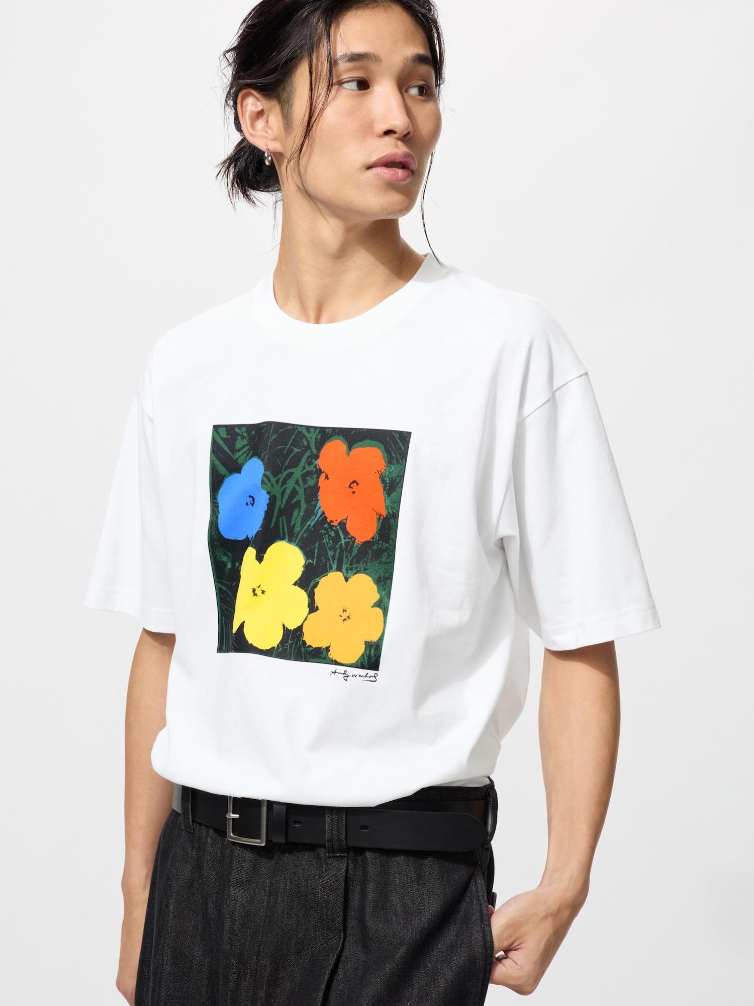 

Uniqlo Новая футболка с графикой Ny Pop ArT UT, с коротким рукавом, Энди Уорхол 00 WHITE/UNISEX 4XL