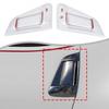 White ABS Exterior Door Handle Frame Trim For Nissan 370Z Z34 2009-