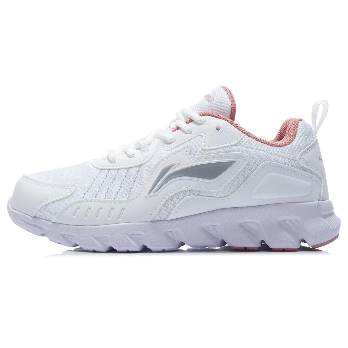 

New LiNing Cushioning Anti Slip And Wear Resistant Low Top Running Shoes Women s White ARHR190-2 35.5