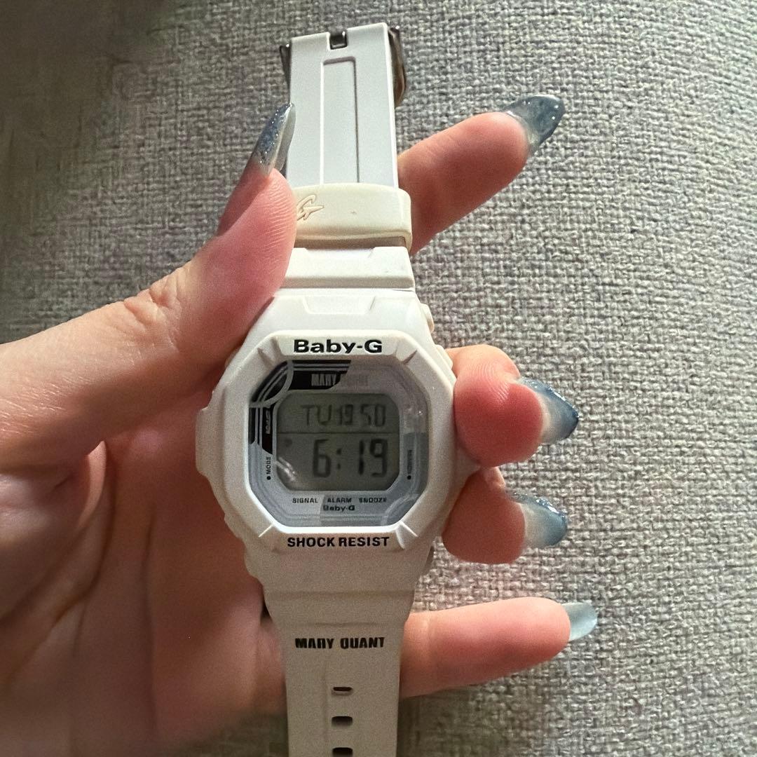 Baby-G White Watch Marie Quant Collaboration