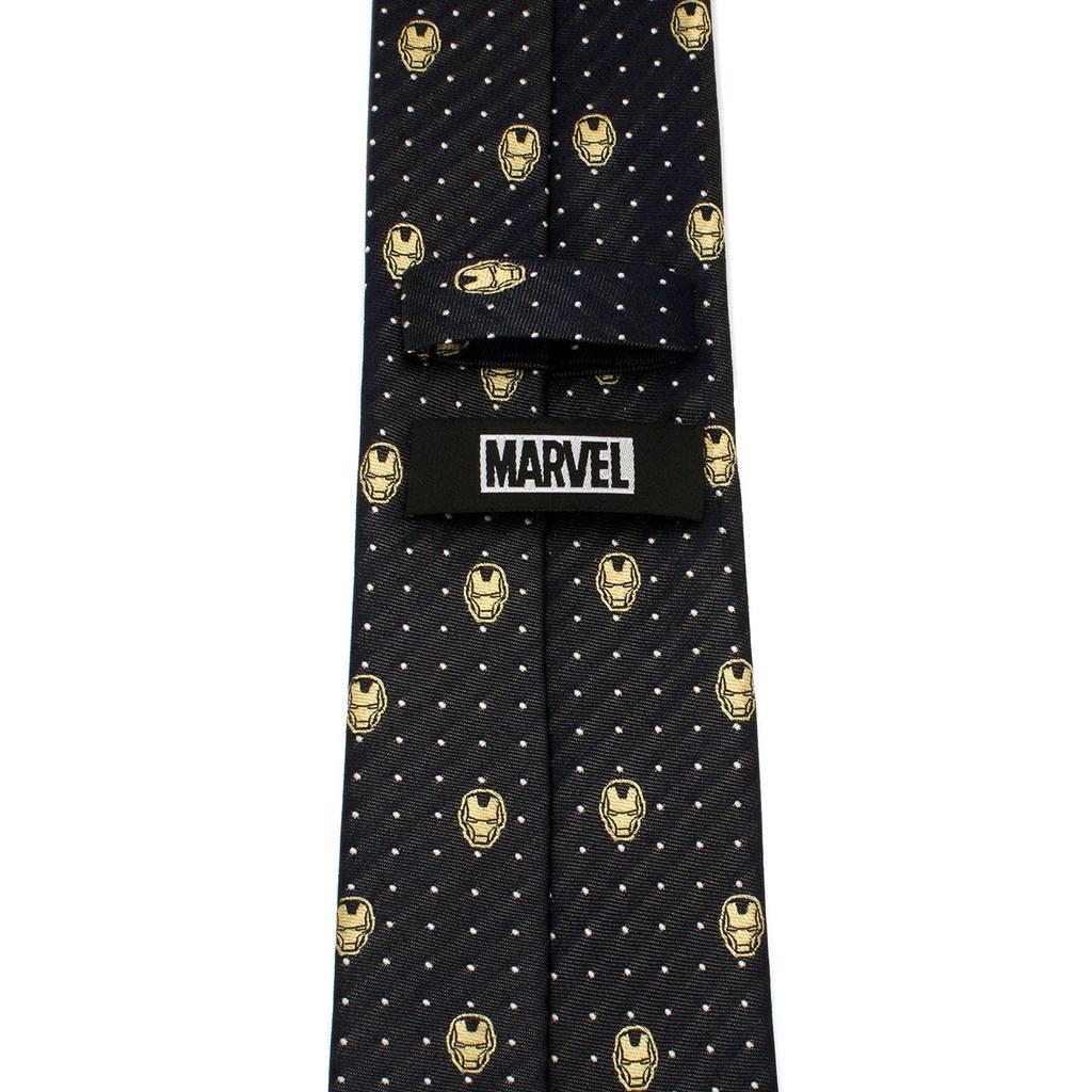 Marvel Iron Man Navy Dot Tie [Cufflinks] mv-imdt-gry-tr