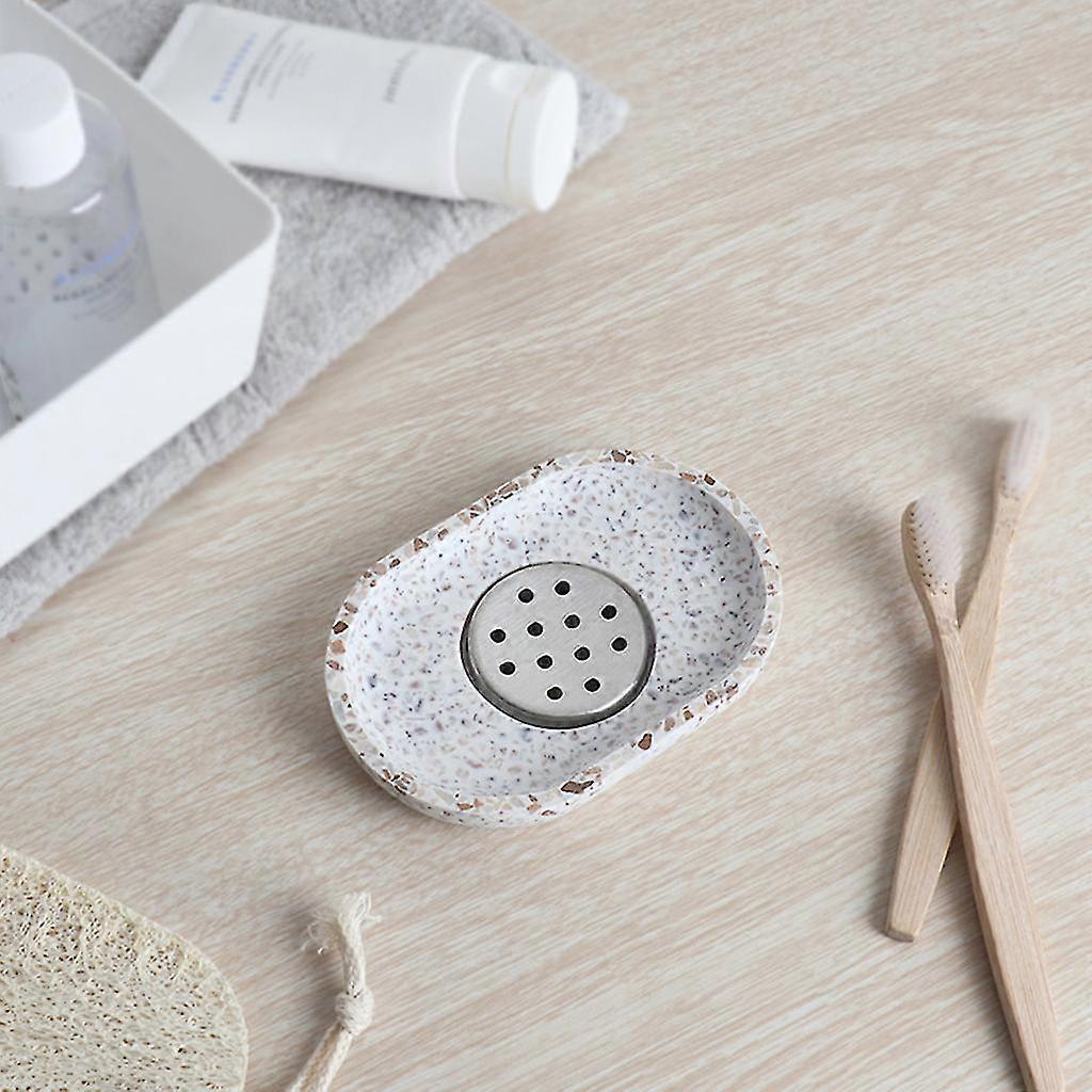 Soap Tray, Soap Container, Drain, Bracket With Shower Drain Hole