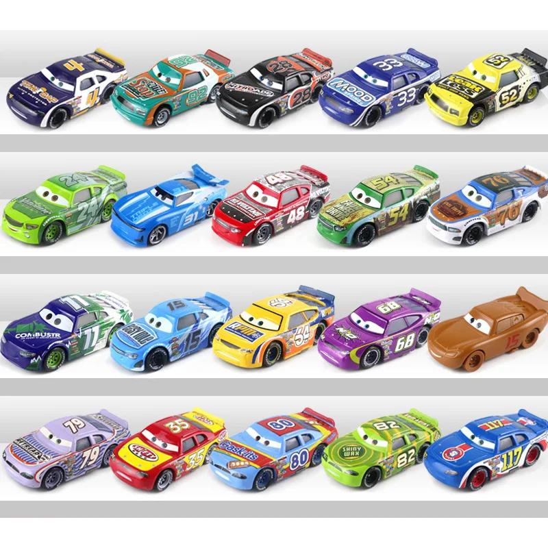 All Style Pixar Cars Metal Diecast Cars Model Lightning Mcqueen Alloy Car Number 4.19.28.36.51 101 Racing Series Toy