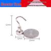 Strong Neodymium Magnet Hook, Hole-Free, Industrial-Grade for Refrigerator