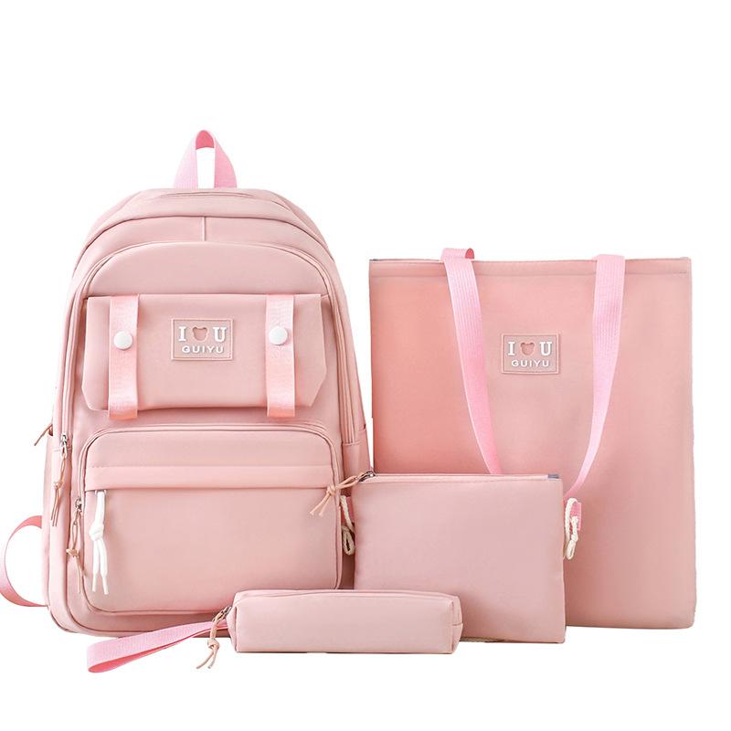 Zaino alla Moda di Grande Capacità Nuovo Stile Versatile Borsa Scolastica per Uomini e Donne Studenti delle Scuole Medie