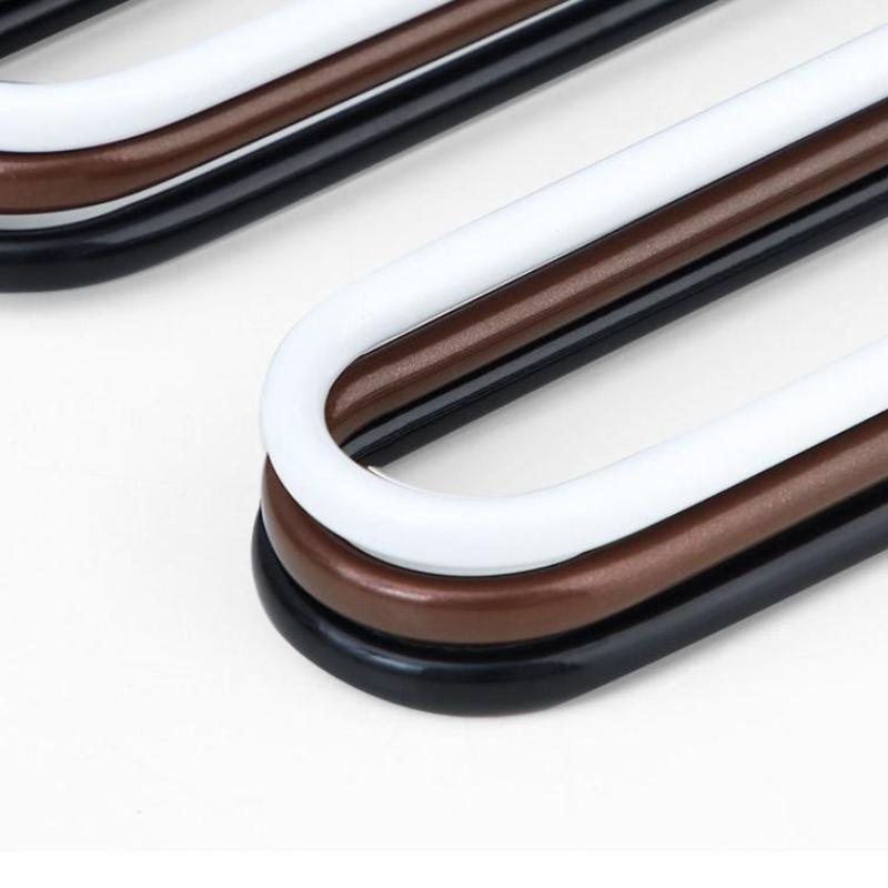 5 Layers Nonslip Clothes Hangers Rack Multifunctional Pant Storage Organizer With Multi Hanging Options
