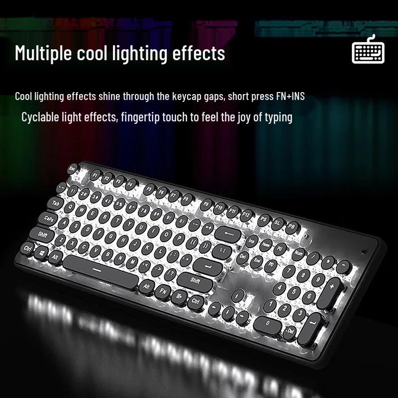 EWEADN TK100 Wired Mechanical Keyboard