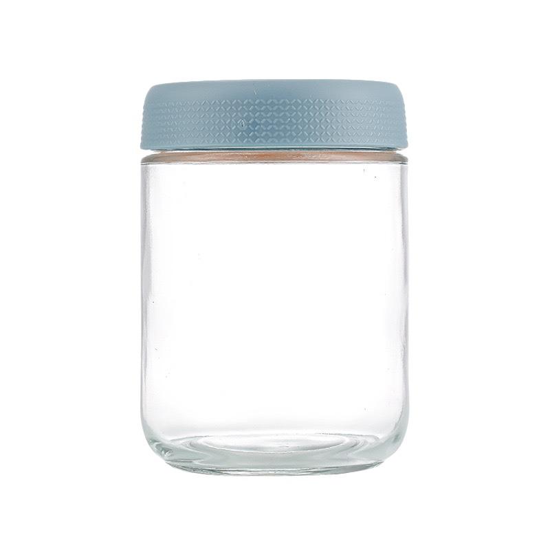480ml 16oz Food Prep Jars with Lids Food Containers New Yogurt Bowl  for Snack Spice Sugar