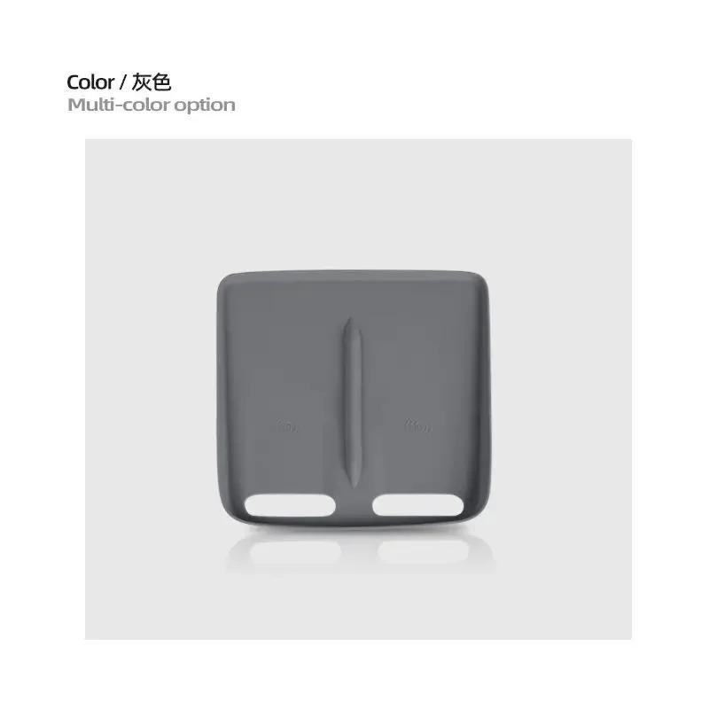 Car Center Control Wireless Charging Silicone Panel Silicone Anti-slip Mat for Geely Zeekr 7X Interior Accessories 2024 2025 wireless grey