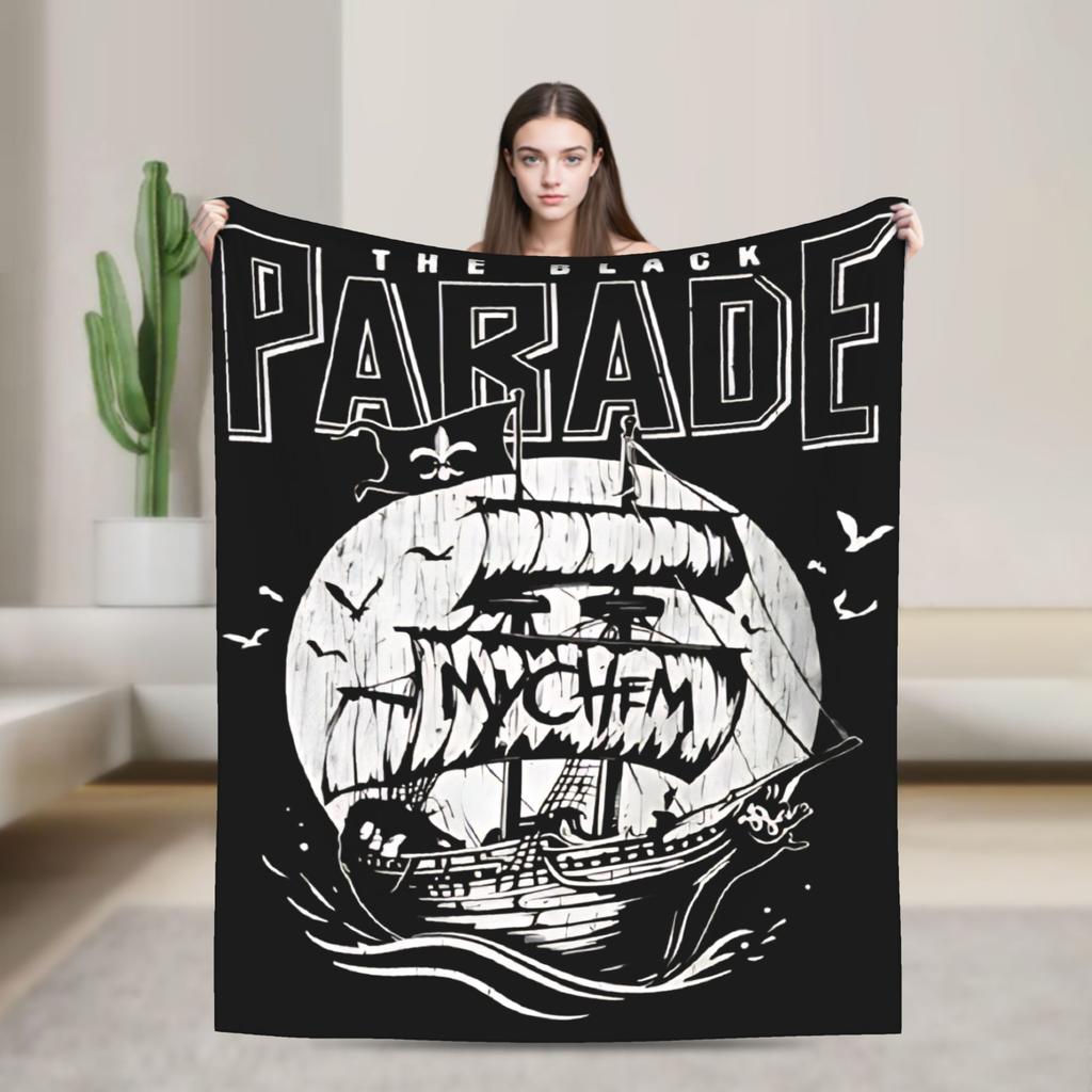 Gerard Way MCR VIntage   Blanket Quality Soft My Chemical Romance Throw Blanket Winter Students Living Room Fashion Bedspread