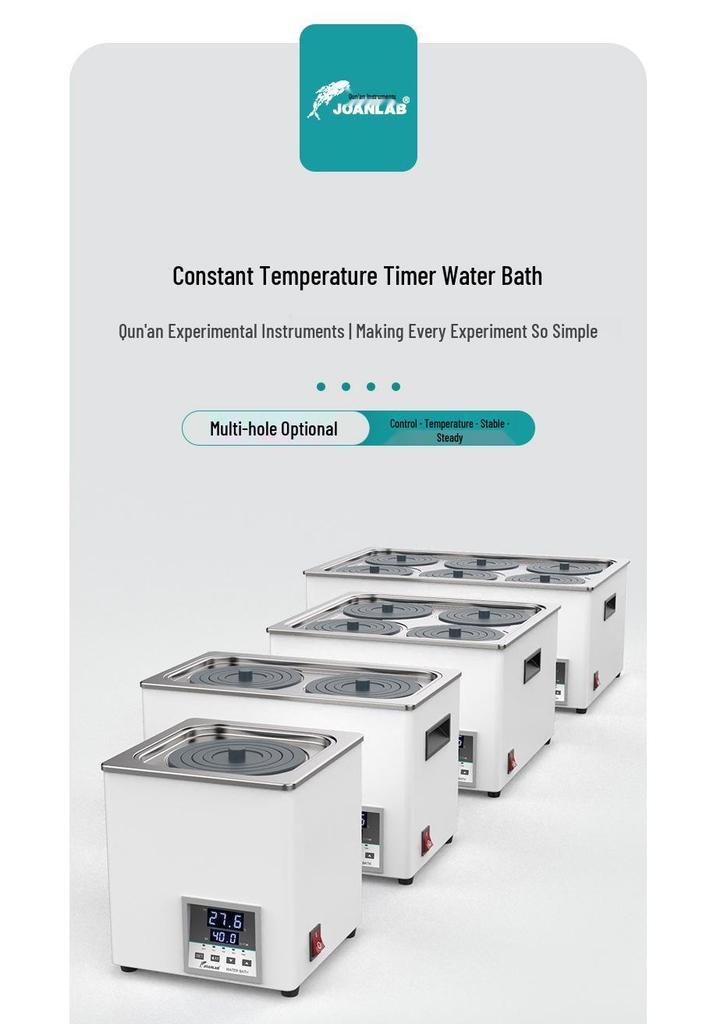 Electric Digital Laboratory Heater: Single, Double, Four, or Six-Hole Constant Temperature Water Bath