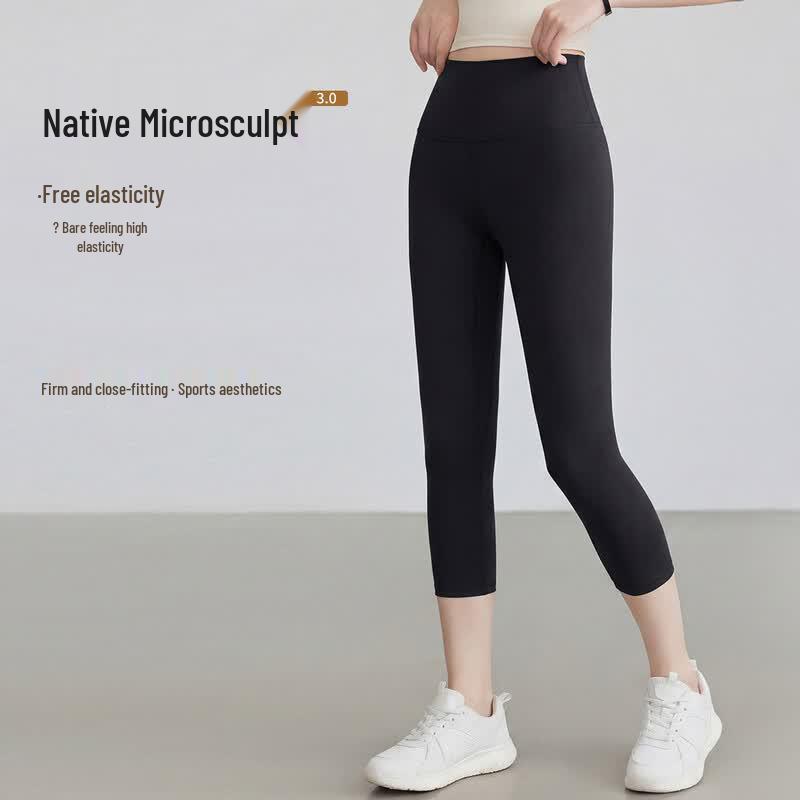 

Women s Barely-There Slimming Yoga & Pilates Capris M